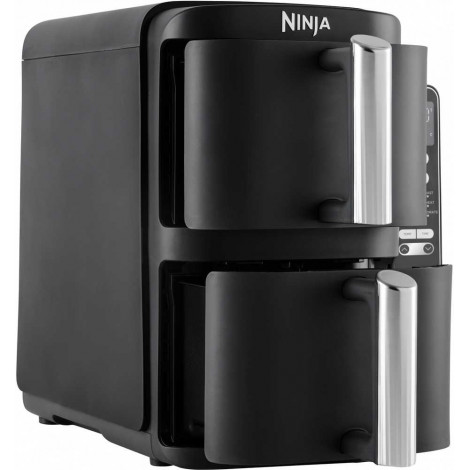 NINJA Double Stack Vertical Air Fryer with 2 Stacking Drawers | SL300EU | Power 2470 W | Capacity 7.6 L | Black