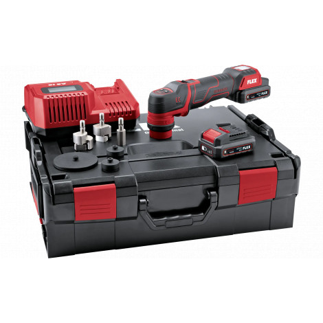 The smart cordless polisher 12 V, rotary and random orbital free-running | PXE 80 12-EC/2.5 SET