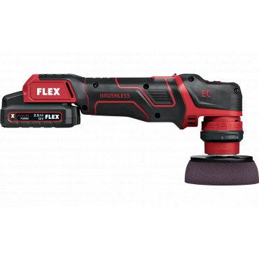The smart cordless polisher 12 V, rotary and random orbital free-running | PXE 80 12-EC/2.5 SET