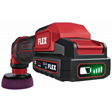 The smart cordless polisher 12 V, rotary and random orbital free-running | PXE 80 12-EC/2.5 SET