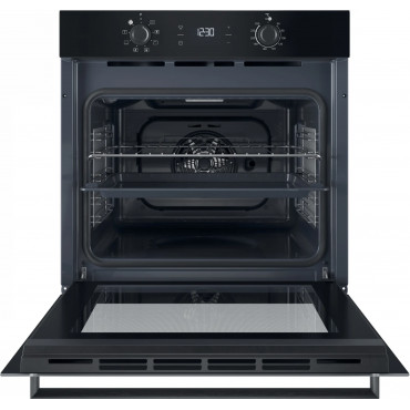 INDESIT Oven | IO K55C B | 71 L | Electric | Catalytic | Electronic | Height 59.5 cm | Width 59.5 cm | Black