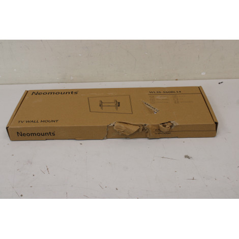 SALE OUT. Neomounts LEVEL-550 WL35-550BL14 Tiltable TV mount wall - 32-75" - max 60 kg - VESA 100x100-400x400 - d 3,3 cm - Easy 