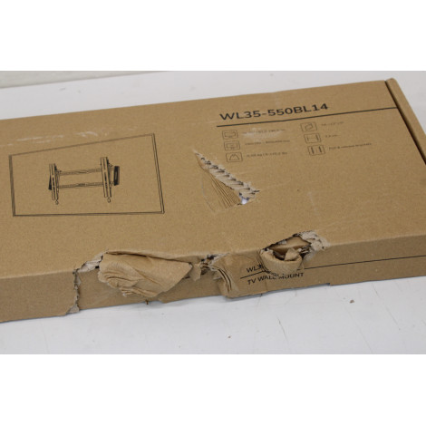 SALE OUT. Neomounts LEVEL-550 WL35-550BL14 Tiltable TV mount wall - 32-75" - max 60 kg - VESA 100x100-400x400 - d 3,3 cm - Easy 