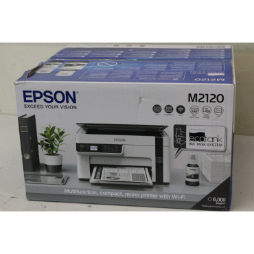 SALE OUT. Epson EcoTank M2120 Multifunction compact mono printer with Wi-Fi | Epson Multifunction compact printer | EcoTank M212