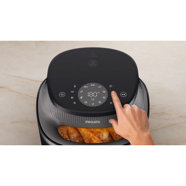 Philips Airfryer | NA322/00 3000 Series | Power 1400 W | Capacity 4.2 L | RapidAir Plus | Black