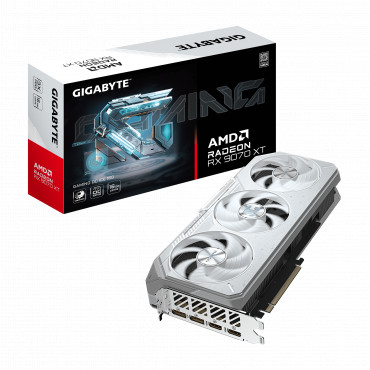 Gigabyte Radeon RX 9070 XT GAMING OC ICE 16G | AMD | 16 GB | Radeon RX 9070 XT | GDDR6 | HDMI ports quantity 2 | PCI-E 5.0