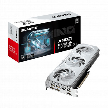 Gigabyte Radeon RX 9060 XT GAMING OC ICE 16G | AMD | 16 GB | Radeon RX 9060 XT | GDDR6 | HDMI ports quantity 1 | PCI-E 5.0