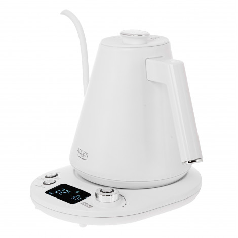 Adler | Kettle | AD 1349w | Electric | 1100 W | 1 L | Stainless Steel | 360 rotational base | White