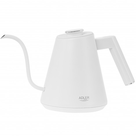 Adler | Kettle | AD 1349w | Electric | 1100 W | 1 L | Stainless Steel | 360 rotational base | White