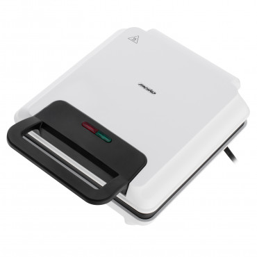 Mesko Waffle Maker | MS 3091 | 1800 W | Number of pastry 2 | Belgium | White