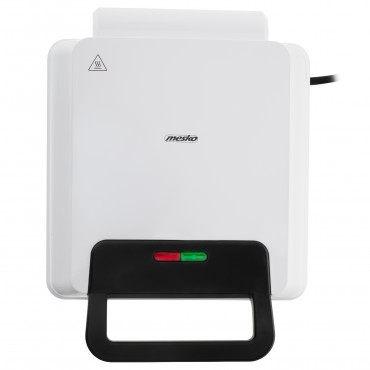 Mesko Waffle Maker | MS 3091 | 1800 W | Number of pastry 2 | Belgium | White