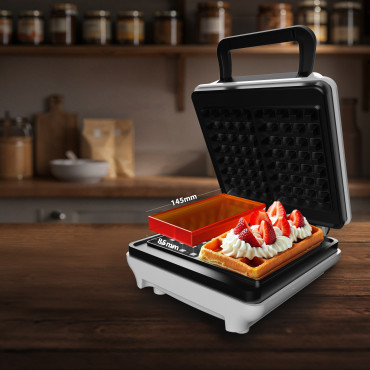 Mesko Waffle Maker | MS 3091 | 1800 W | Number of pastry 2 | Belgium | White