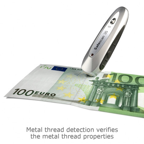 SAFESCAN | 35 | Grey | Suitable for Banknotes, ID documents | Number of detection points 3