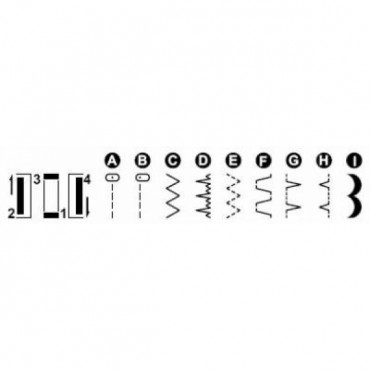 Singer | SMC 1409 | Number of stitches 9 | White