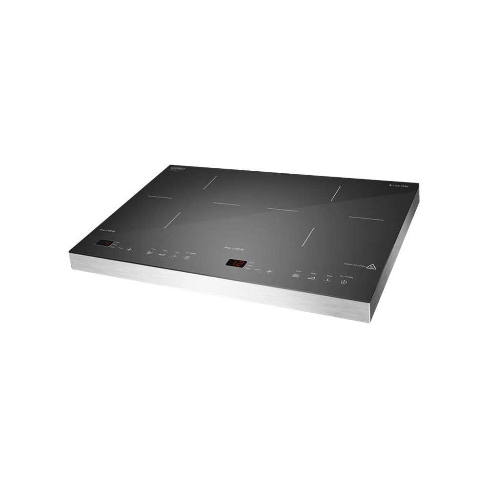 Caso | Free standing table hob | S-Line 3500 | Number of burners/cooking zones 2 | Sensor-Touch | Black | Induction