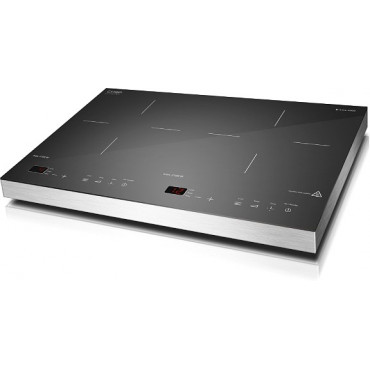 Caso | Free standing table hob | S-Line 3500 | Number of burners/cooking zones 2 | Sensor-Touch | Black | Induction
