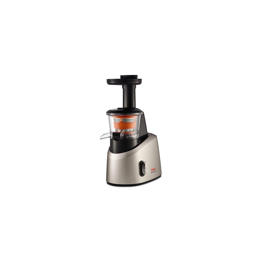 TEFAL | Slow Juicer | ZC255B38 | Type Electric | Silver/ black | 200 W | Extra large fruit input | Number of speeds 2 | 82 RPM