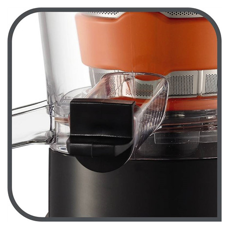 TEFAL | Slow Juicer | ZC255B38 | Type Electric | Silver/ black | 200 W | Extra large fruit input | Number of speeds 2 | 82 RPM