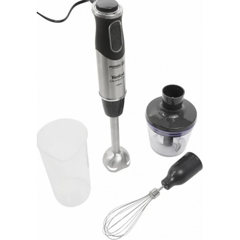 TEFAL | Blender | Quickchef 3-in-1 HB656838 | Hand Blender | 1000 W | Number of speeds 20 | Turbo mode | Chopper | Black