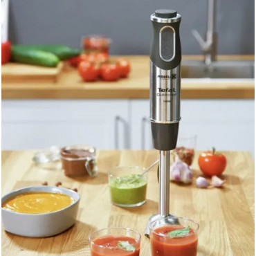 TEFAL | Blender | Quickchef 3-in-1 HB656838 | Hand Blender | 1000 W | Number of speeds 20 | Turbo mode | Chopper | Black