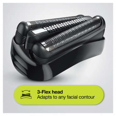 Braun | Shaver | Series 3 Shave&Style 300BT | Operating time (max) 30 min | NiMH | Black/Green