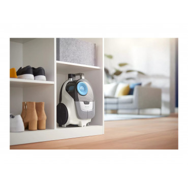 Philips | Vacuum Cleaner | XB2122/09 | Bagless | Power 850 W | Dust capacity 1.3 L | Arctic White/Sky Blue
