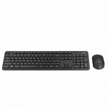 Asus CW100 | Keyboard and Mouse Set | Wireless | Russian | Black | RF 2.4GHz