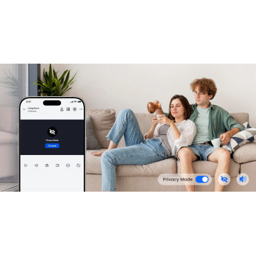 Reolink Smart Wi-Fi PT Indoor Security Camera | E331 | PTZ | 5 MP | F4mm/F1.6 | H.264 | Micro SD, Max. 512 GB