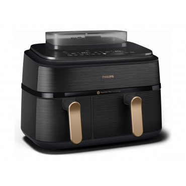 Philips Dual Steam Air Fryer | NA552/00 5000 Series | Power 2750 W | Capacity 9 L | RapidAir Plus | Black