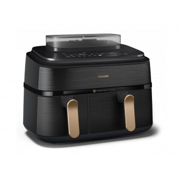 Philips Dual Steam Air Fryer | NA552/00 5000 Series | Power 2750 W | Capacity 9 L | RapidAir Plus | Black