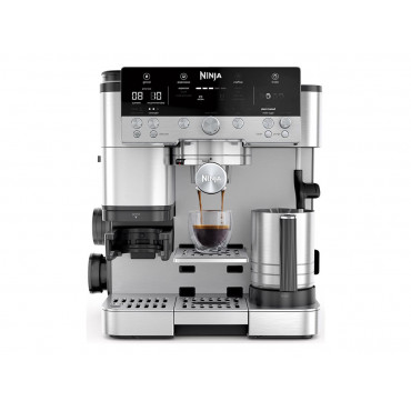 NINJA Espresso Coffee Maker | ES601EU Luxe Café Premier | Pump pressure 11 bar | Built-in milk frother | Ground | 1650 W | Black
