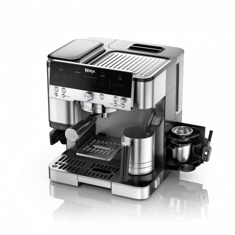 NINJA Espresso Coffee Maker | ES601EU Luxe Café Premier | Pump pressure 11 bar | Built-in milk frother | Ground | 1650 W | Black