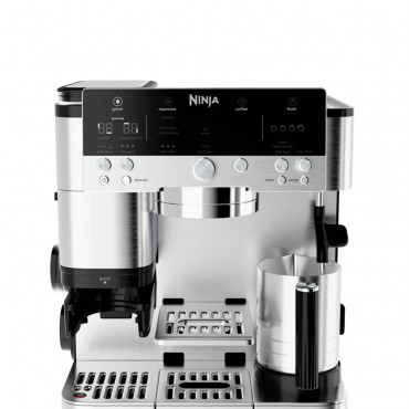 NINJA Espresso Coffee Maker | ES601EU Luxe Café Premier | Pump pressure 11 bar | Built-in milk frother | Ground | 1650 W | Black