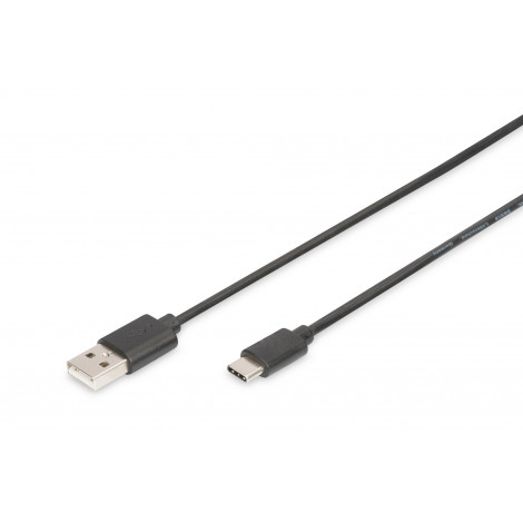 Digitus USB Type-C connection cable, Type USB-A to USB-C | AK-300154-018-S