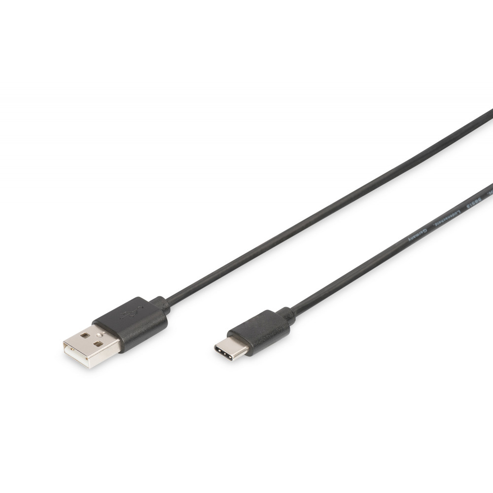 Digitus USB Type-C connection cable, type USB-A - USB-C | AK-300154-010-S