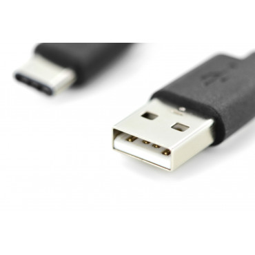 Digitus USB Type-C connection cable, type USB-A - USB-C | AK-300154-010-S