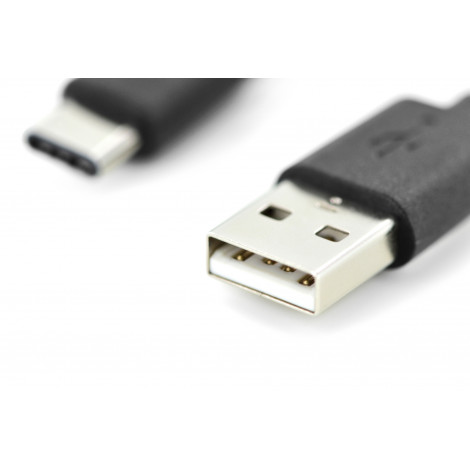 Digitus USB Type-C connection cable, type USB-A - USB-C | AK-300154-010-S