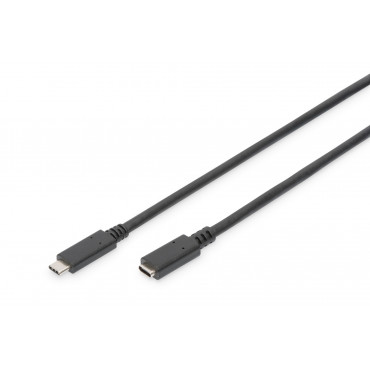 Digitus USB Type-C Gen2 extension cable, Type-C to C | AK-300210-007-S