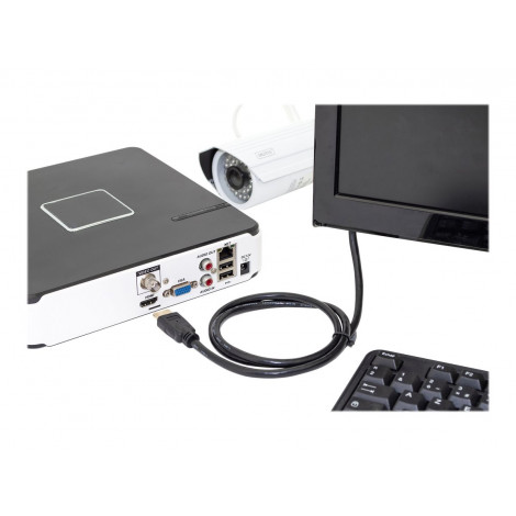 Digitus HDMI High Speed with Ethernet Connection Cable | DB-330123-020-S | 2 m