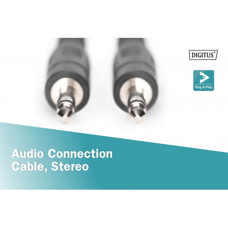 Digitus Audio Connection Cable, Stereo | AK-510100-015-S