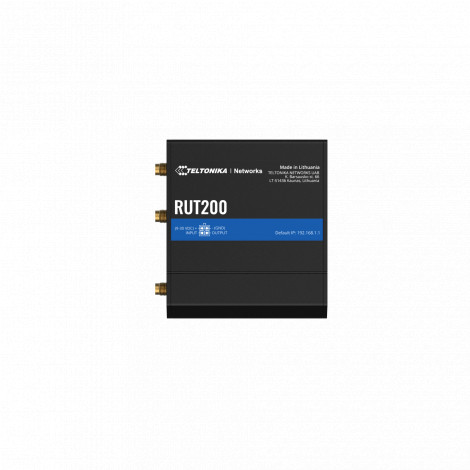 Teltonika LTE Cat 4 Router | RUT200 | 802.11n | 10/100 Mbit/s | Ethernet LAN (RJ-45) ports 2 | Mesh Support No | MU-MiMO No | No