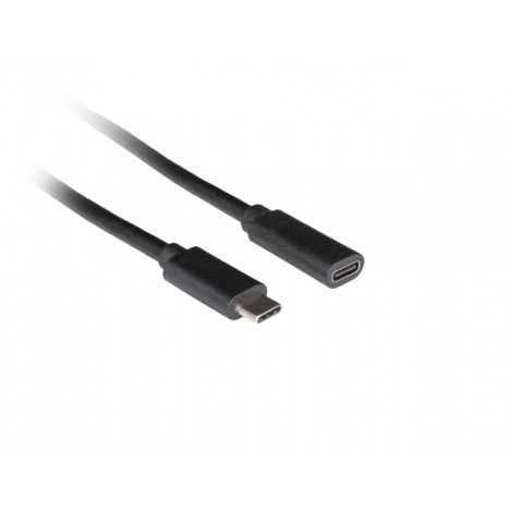 Lanberg USB-C M/F 3.1 Cable | CA-USBE-20CC-0015-BK