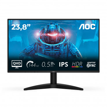AOC | Q24B36X | 24 " | IPS | QHD | 16:9 | 144 Hz | 4 ms | 2560 x 1440 pixels | 300 cd/m | HDMI ports quantity 1 | Black