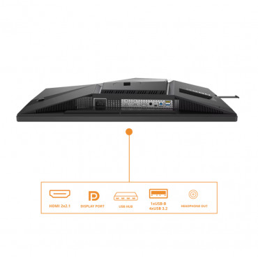 AOC CS24A | 24 " | TN | FHD | 16:9 | 610 Hz | 0.5 ms | 1920 x 1080 pixels | 500 cd/m | HDMI ports quantity 2 | Black/Orange