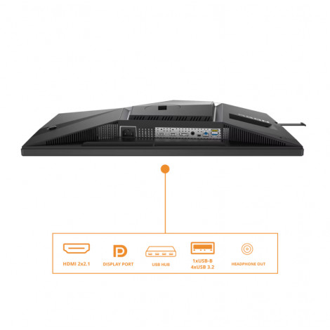 AOC CS24A | 24 " | TN | FHD | 16:9 | 610 Hz | 0.5 ms | 1920 x 1080 pixels | 500 cd/m | HDMI ports quantity 2 | Black/Orange