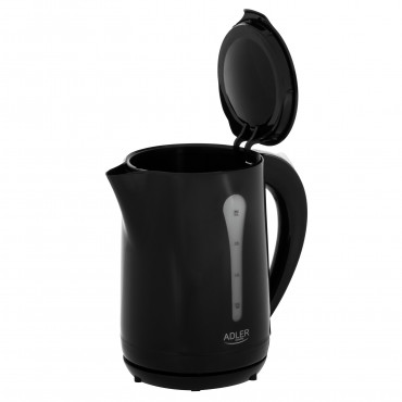 Adler Kettle | AD 1244 | Electric | 1850 W | 2.5 L | Plastic | 360 rotational base | Black