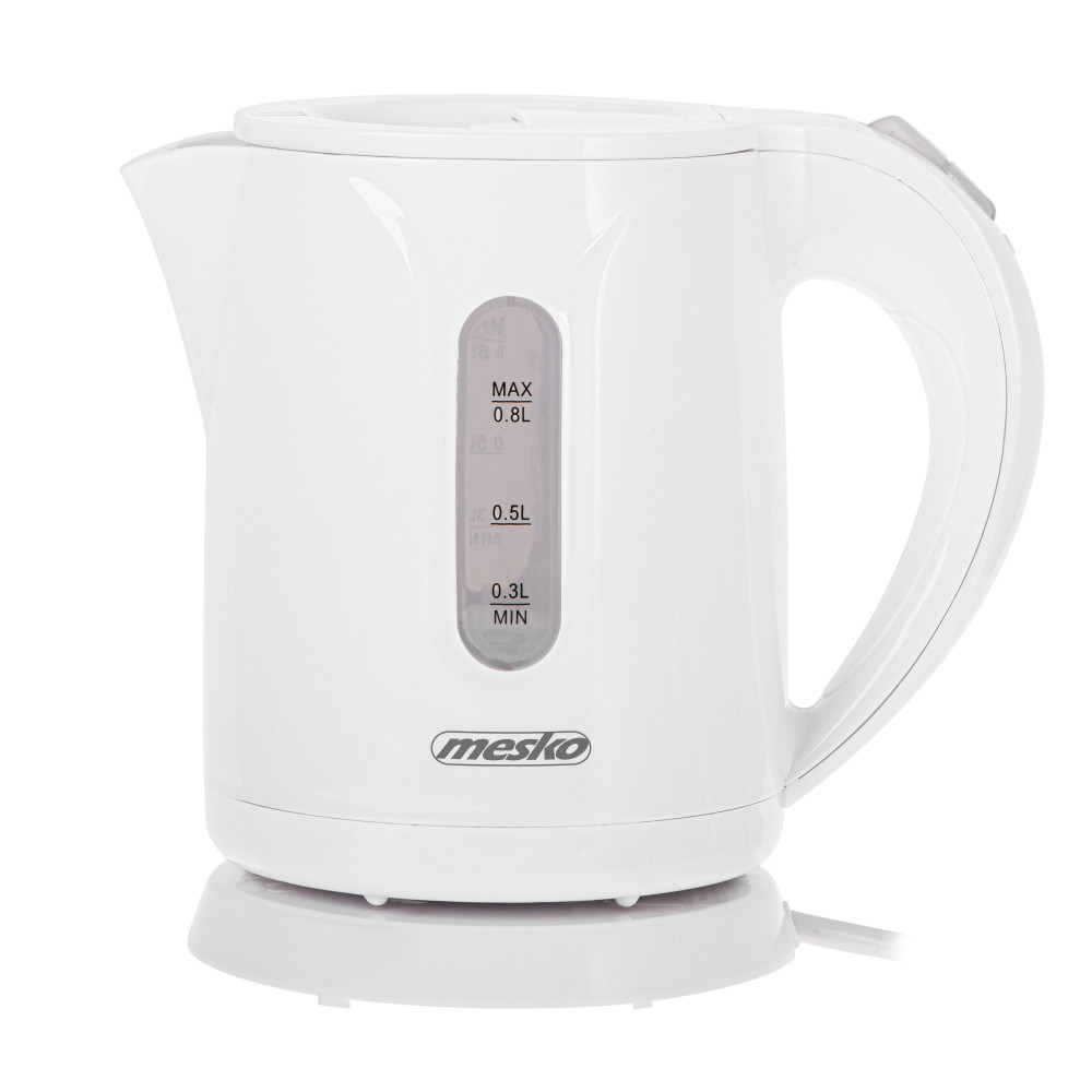 Mesko Kettle | MS 1376 | Electric | 850 W | 0.8 L | Plastic | 360 rotational base | White