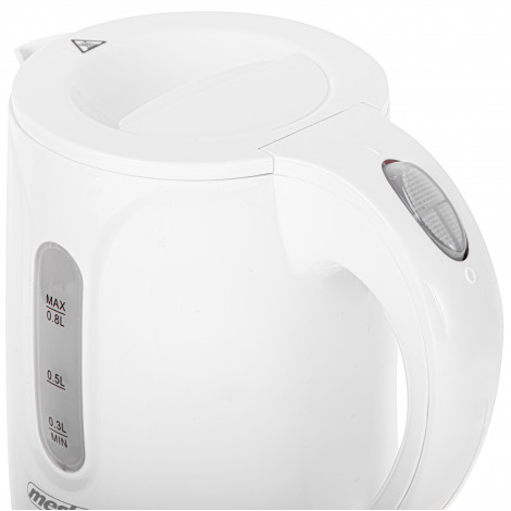 Mesko Kettle | MS 1376 | Electric | 850 W | 0.8 L | Plastic | 360 rotational base | White