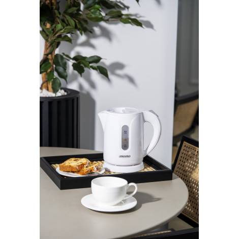 Mesko Kettle | MS 1376 | Electric | 850 W | 0.8 L | Plastic | 360 rotational base | White