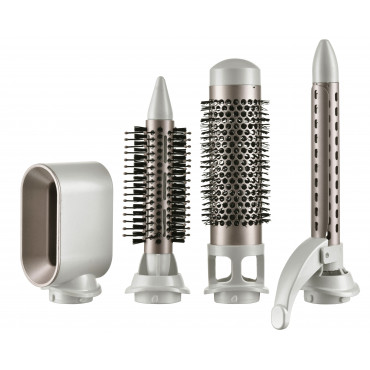 Adler 5-in-1 Curling Iron-Dryer | AD 2027 | Number of heating levels 2 | 1200 W | White/Champagne